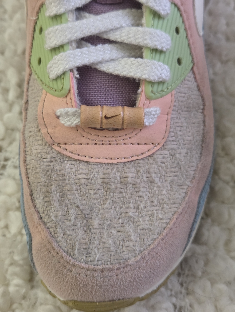 Nike Air Max 90 SE Sun Club Pastel Multicolor Womens Size 7.5 Sneaker DJ9997-100 - Picture 8 of 14